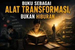 Buku sebagai Alat Transformasi, Bukan Hiburan