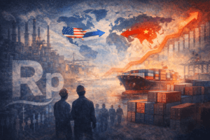 Rupiah melemah perang tarif