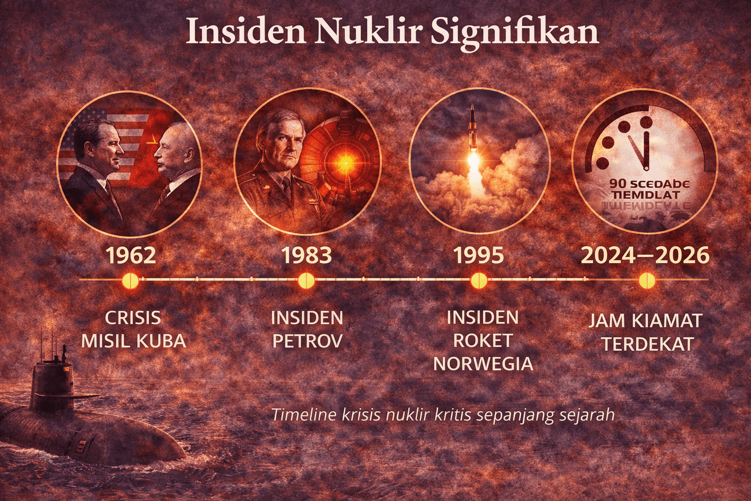 Timeline insiden nuklir kritis