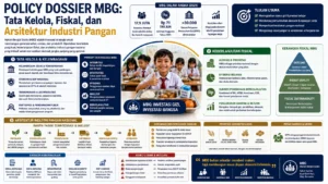 Policy Dossier MBG: Tata Kelola, Fiskal, dan Arsitektur Industri Pangan