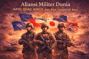 aliansi militer dunia nato quad aukus geopolitik global