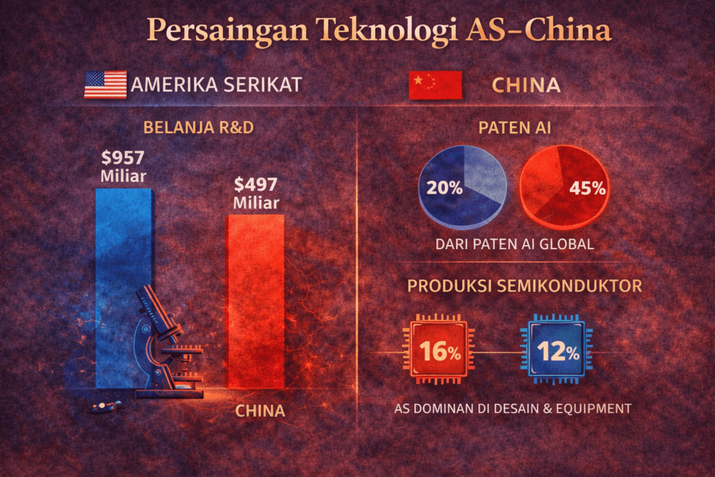 persaingan teknologi amerika serikat china rd ai semikonduktor