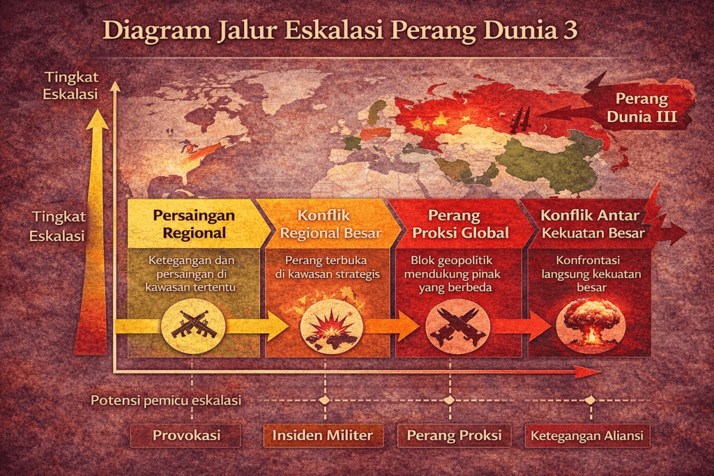 peta risiko konflik geopolitik dunia 2026 2030