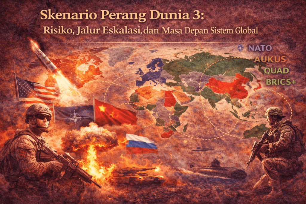 skenario perang dunia 3 geopolitik global